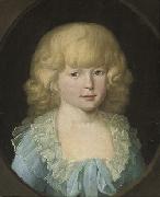 TISCHBEIN, Johann Heinrich Wilhelm Portrait of a young boy oil painting on canvas